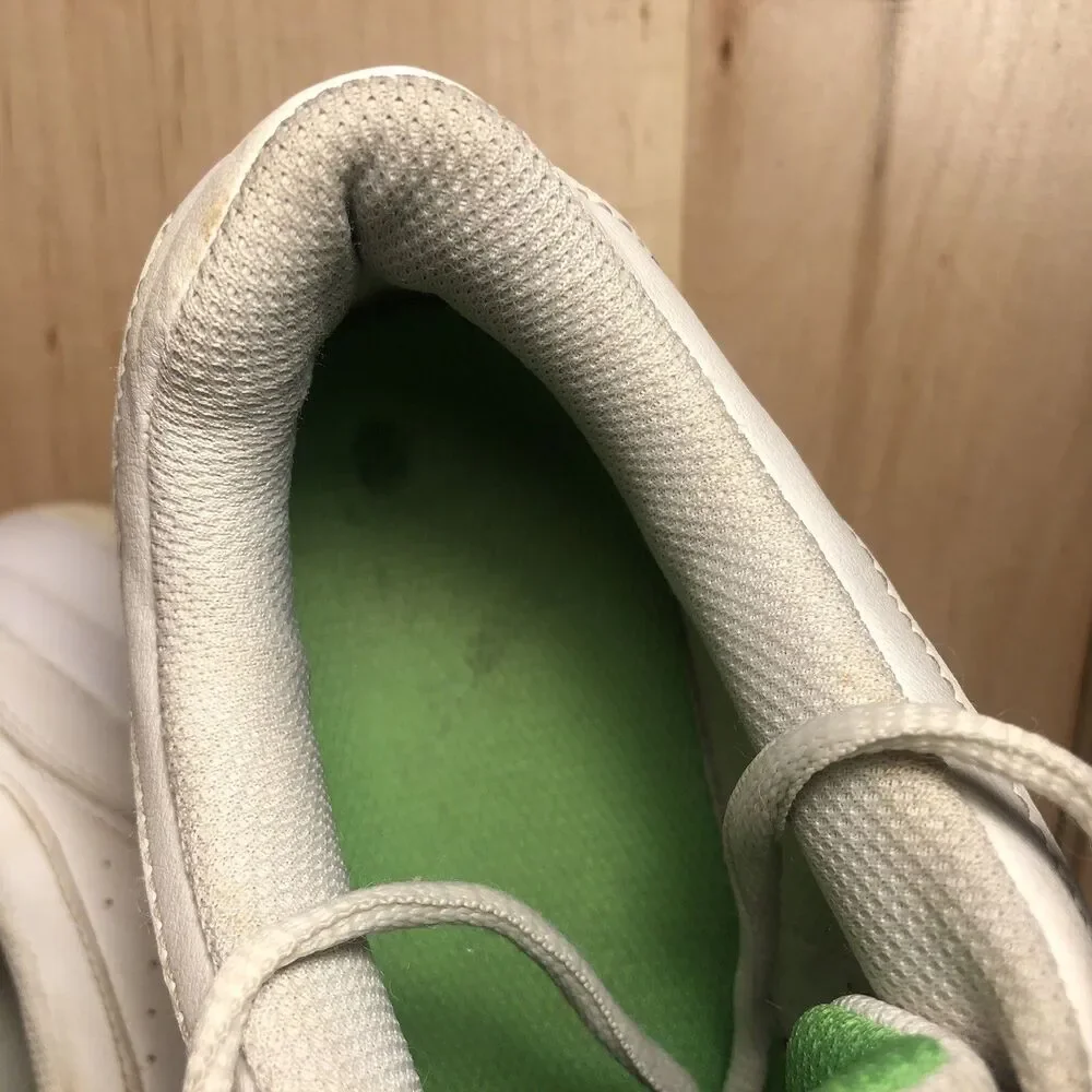 Adidas Bercuda Shoes Size Women's 8.5 White Green Athletic Trainer Sneakers
